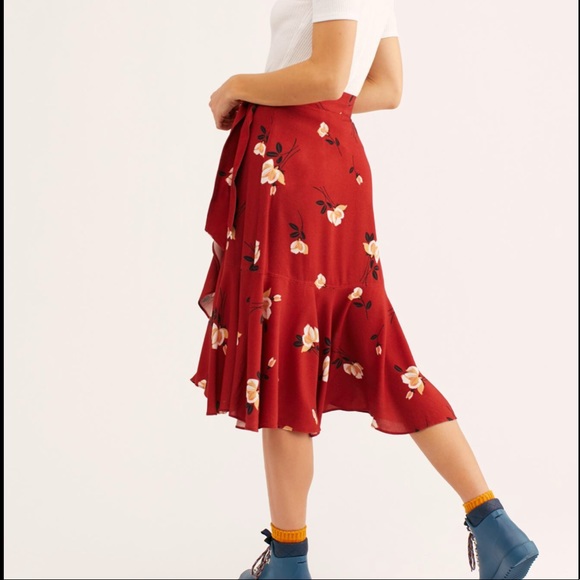 free people wrap skirt - Picture 2 of 2